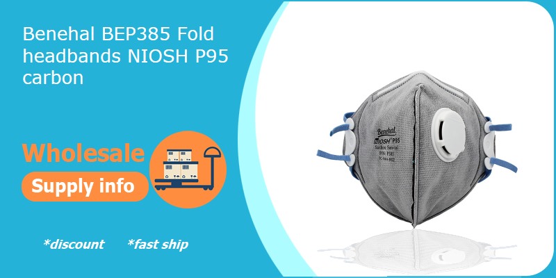 benehal p385 retails p95 carbon n95 oil risistant niosh wholesale bep385 fold headbands show