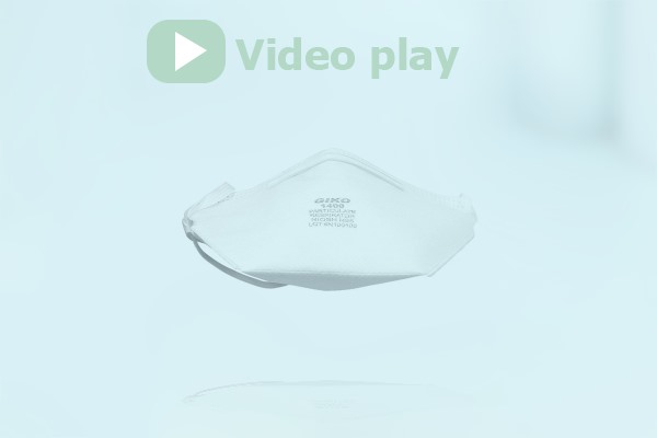 giko giko 1400 headband head wearing n95 pr niosh wrapped cupped video cover giko1400 individually