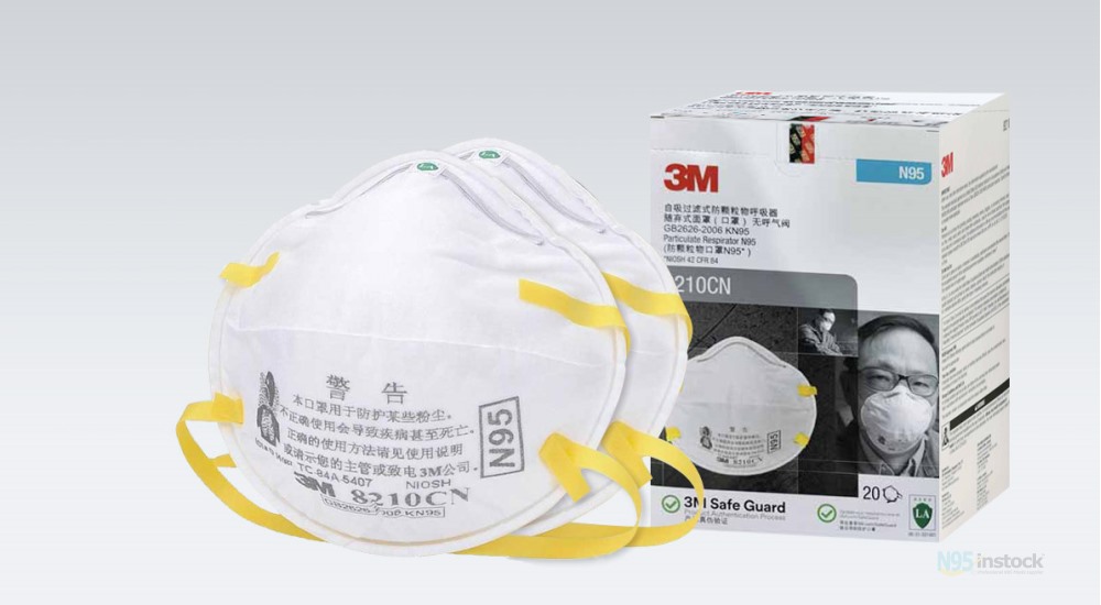 3m 3m8210cn 3mfacemask boexed headband 3mn95 8210cn particulate respirator06 product