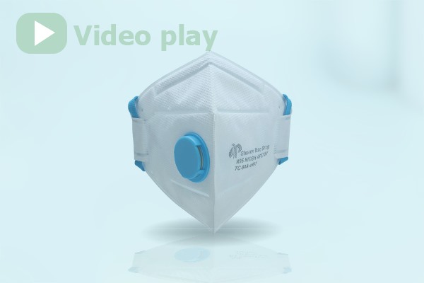 aero pro ap0708v face valved genuine n95 mask aero head prd folding headband niosh with