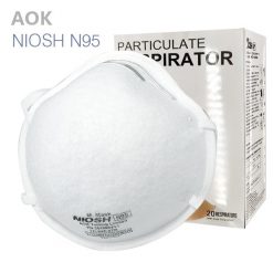 AOK 20180021L NIOSH N95 Cup Mask Silicone Sealed aok tooling 20180021 tc 84a 9236 n95 original genuine aok021 retails instock 600 gallery