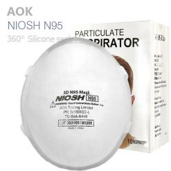 aok 20180022 n95 mask silicone Sealedaok tooling 20180022 retails n95 original cup n95 cheap headbands aok cdc niosh wholesale