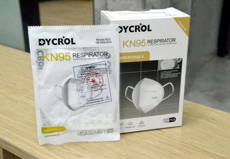 dycrol dyk03 n95 folding wholesale facemask original instoc dycrol dyk03 kn95 fda ffp2 nr price