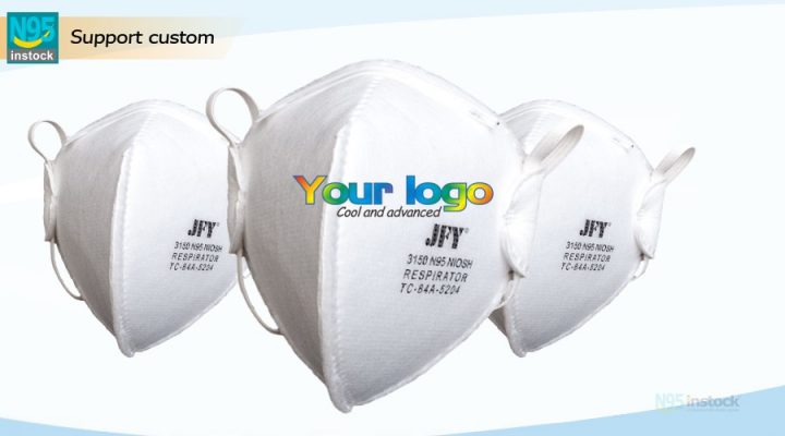 jinfuyu jfy3150 mask n95 individually original instock style niosh custom your logo personalize stylished customlogo logomask folding headband wrapped wholesale
