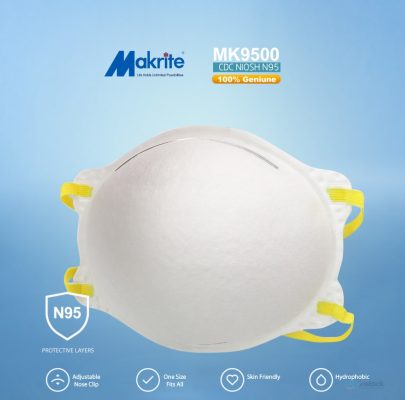 makrite 9500 n95 n95 cup hydrophobic niosh surgical boexed product show makrite mk9500 cdc niosh tc 84a 541101