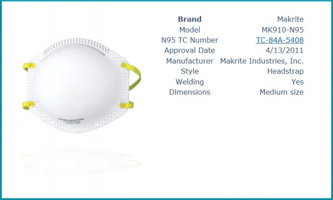 makrite mk910 n95 mask headband retails filter face n95 pdf cdc niosh mk910n95 cup niosh