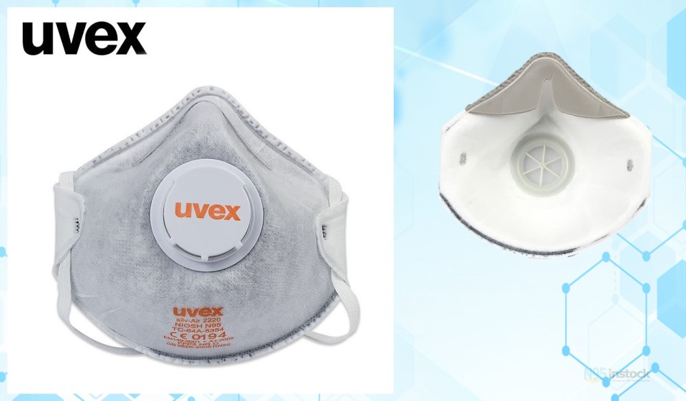 uvex uvex2220 approved valve genuine niosh coal cdc product view cup headband niosh with price