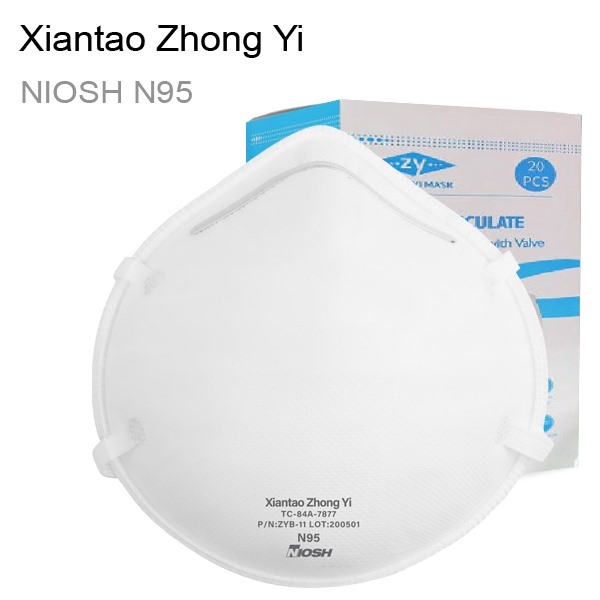 Xiantao Zhong Yi Mask ZYB-11 NIOSH Approved N95