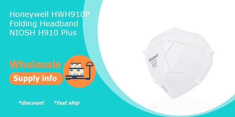 honeywell h910 plus genuine n95 plus fold flat instock cdc niosh hwh910p folding headband niosh wholesale