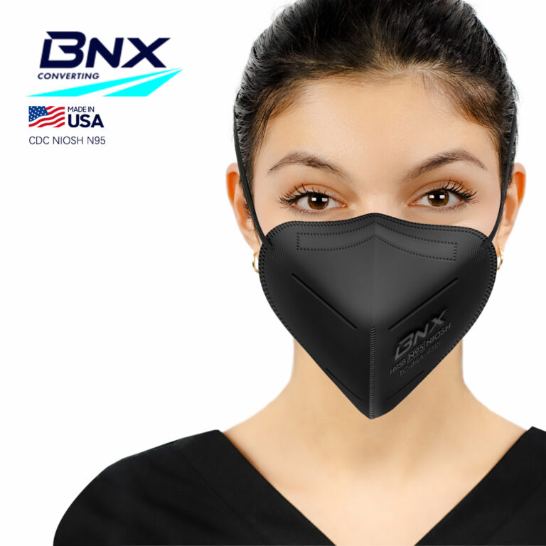 BNX H95B Black N95 Mask Made In USA N95 In Stock