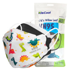KisCool Kids KN95 Mask Children's willow leaf With Ear Strap